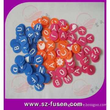 Customized Velcro Sticky Patch/ Alphabet Letters Patch for Home Decoration
